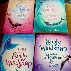 Books 1-4 of Emily Windsnap series- excellent condition!